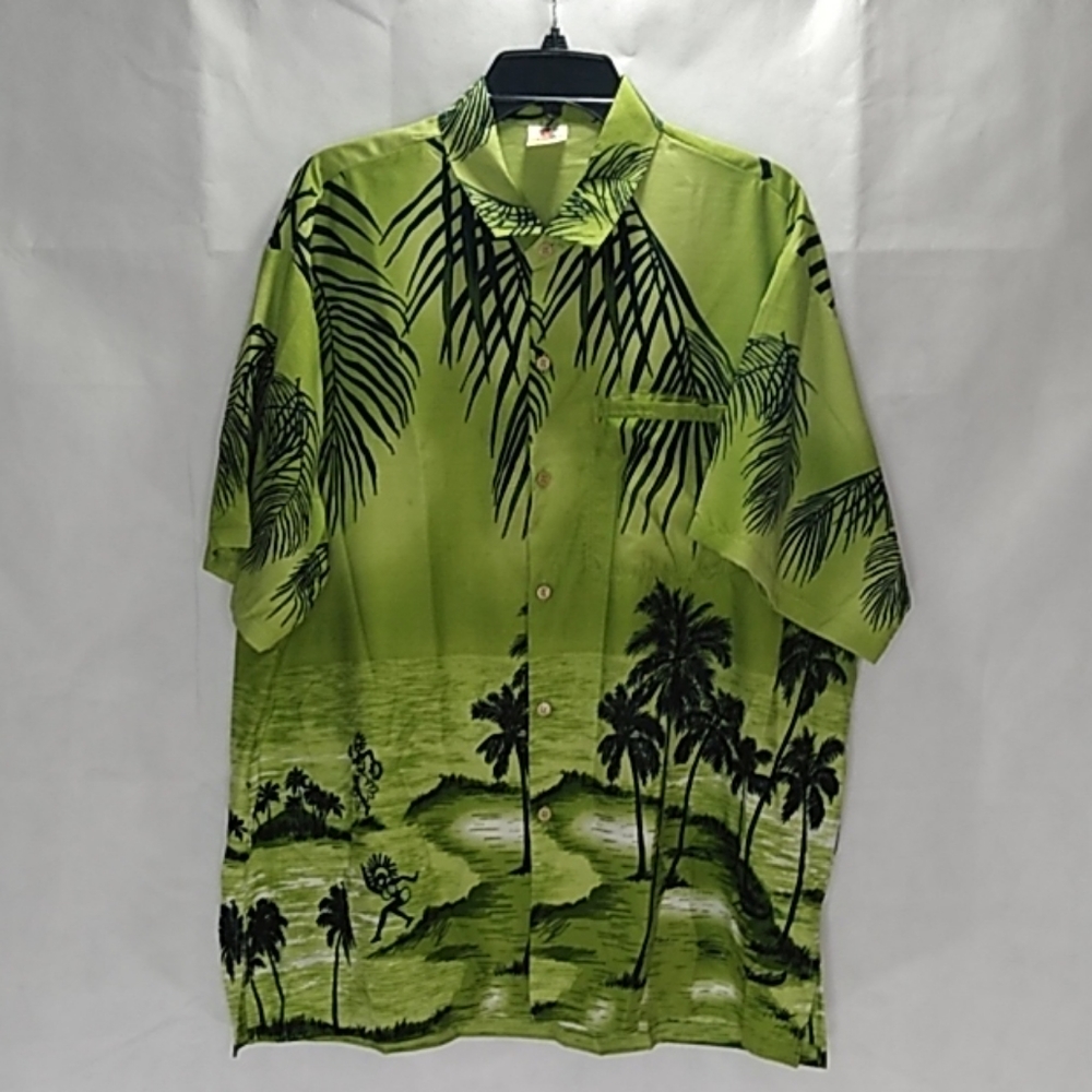Rima men's Caribbean button up shirt Size: XL